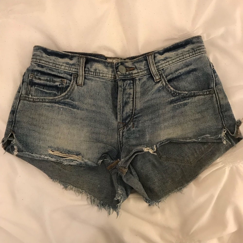 Free People Denim Shorts